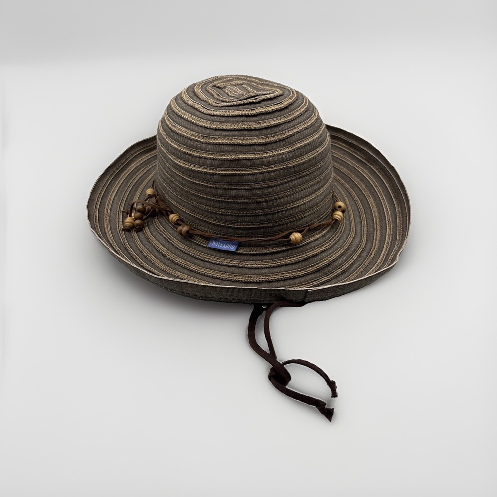 Wallaroo Breton Sun Hat Womens One Size Beach Wide Brim  Boho